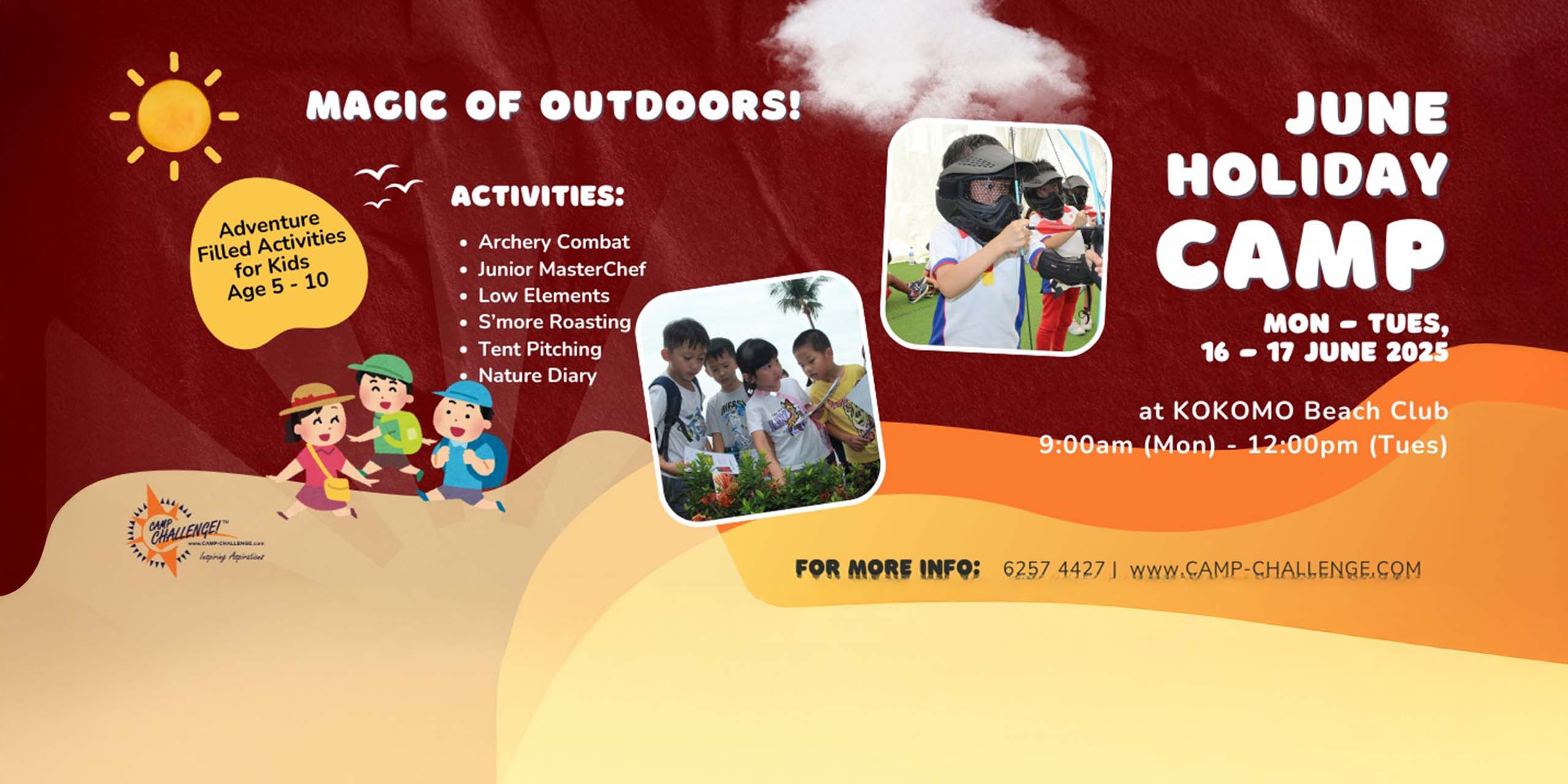 Magic of The Outdoors!: Join Our 2D1N June Holiday Kids CAMP at Pasir Ris Park!