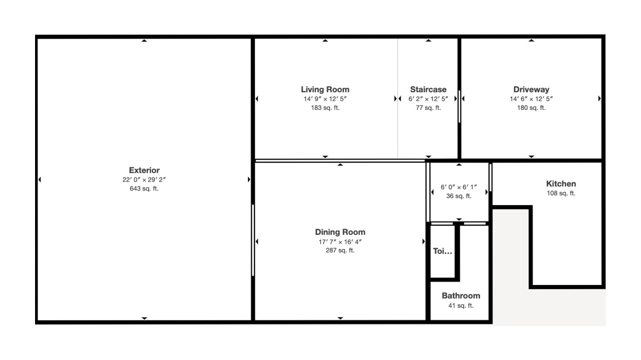 Floor plan level 1