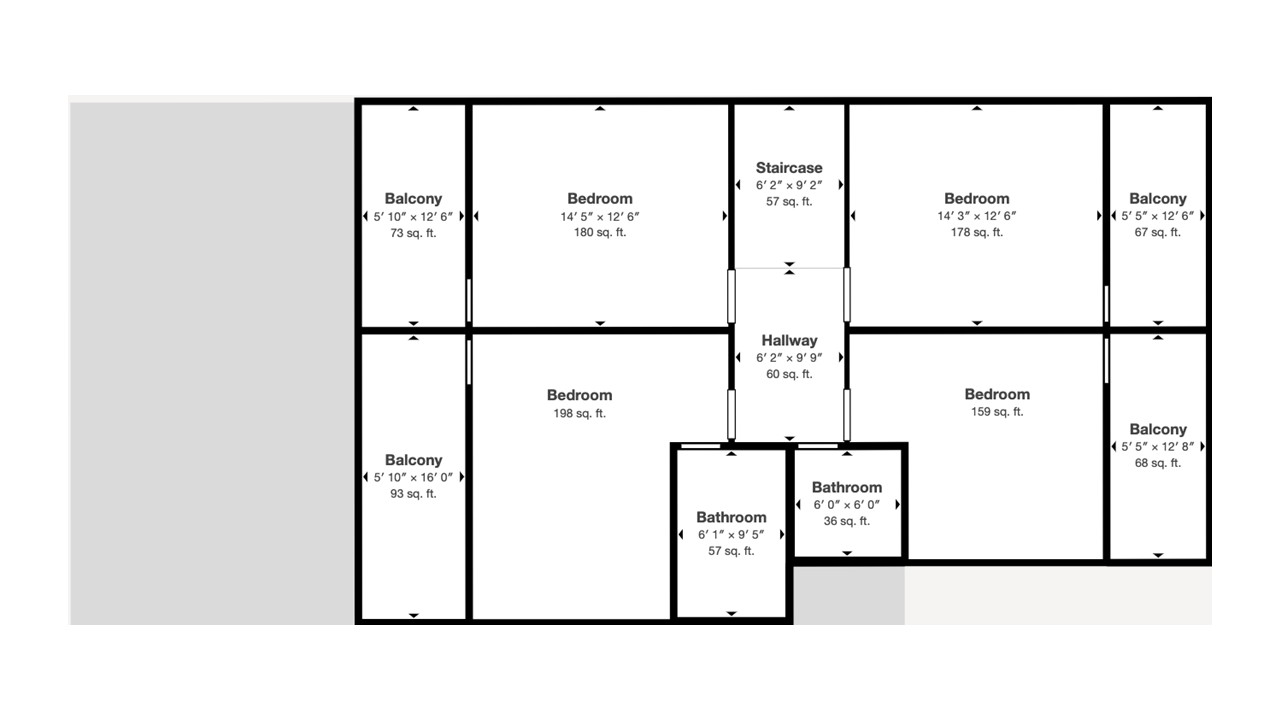 Floor plan level 2